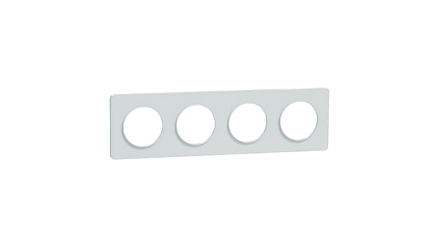 Schneider Electric White 4 Gang Light Switch Cover | S510808