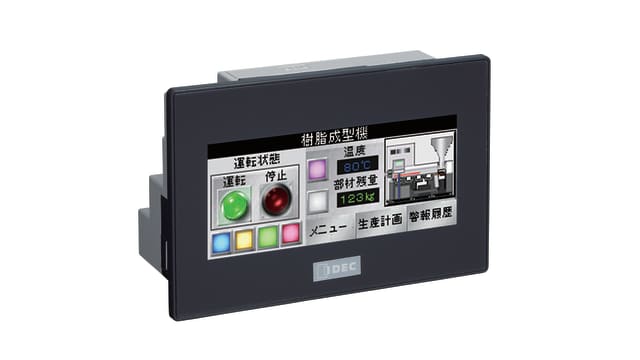 Idec FT1A Series Touch Screen HMI - 3.8 in, TFT Display, 240 x 100 pixel | FT1A-C14SA-B