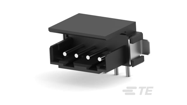 TE Connectivity AMP CT Series Vertical Board PCB Header, 4 Contact(s), 2 mm Pitch, 1 Row, Shrouded | 2-292175-4