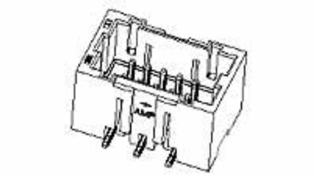 TE Connectivity AMP Mini CT Series Vertical Board PCB Header, 24 Contact(s), 1.5 mm Pitch, 2 Row, Shrouded | 2-292229-4