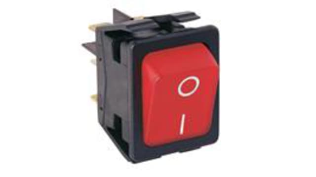Bulgin, Off-On Rocker Switch Snap-in | C6058ALBR21197W
