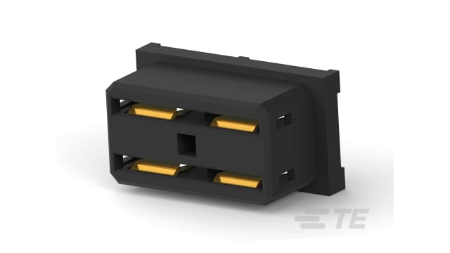 TE Connectivity, 2169809-1 5.2 mm Pitch Power Backplane Connector, Vertical Female, 2 Column, 2 Row, 4 Way | 2169809-1