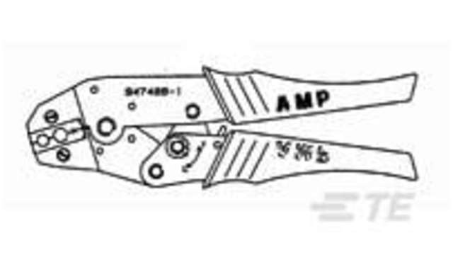 TE Connectivity 94767 947679-1 Crimp Tool Hand Crimp Tool for Hand Crimping Tools | 947679-1