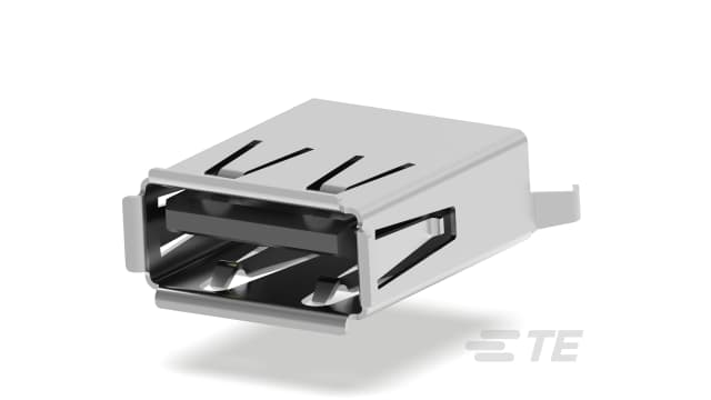 TE Connectivity Vertical, Board Female- 1 Port Type USB 2.0 Type A USB Connector USB 2.0 | 1734366-4