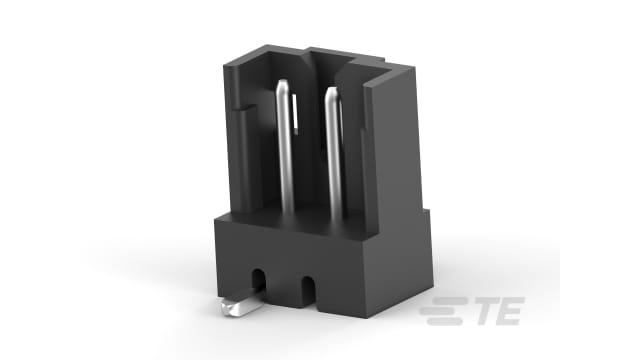 TE Connectivity AMP CT Series Vertical PCB PCB Header, 2 Contact(s), 2 mm Pitch, 1 Row, Shrouded | 292172-2