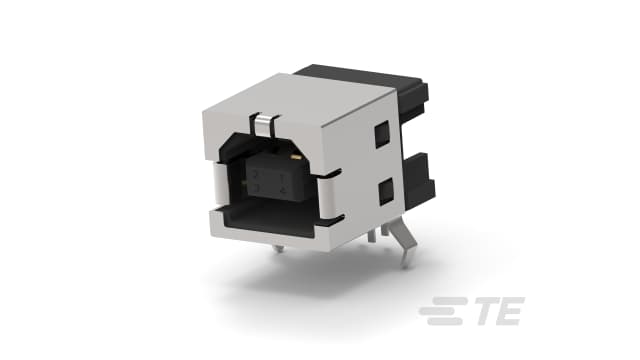 TE Connectivity Right Angle, Board- 1 Port Type USB Type B USB Connector USB 2.0 | 292304-3