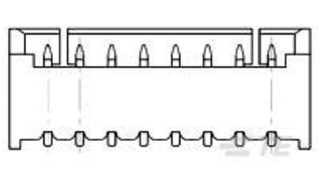 TE Connectivity AMP HPI Series Right Angle Board PCB Header, 13 Contact(s), 1.25 mm Pitch, 1 Row, Shrouded | 1-1734829-3