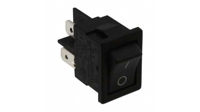 Bulgin, Off-On Rocker Switch Snap-in | H8550VBBB-B