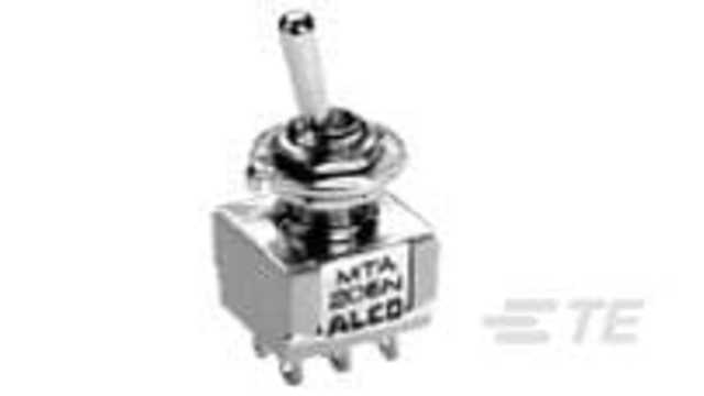TE Connectivity Toggle Switch, Panel Mount, On-(On), DPDT, Wire Lug Terminal, 28 or 125V | 2-1437558-0