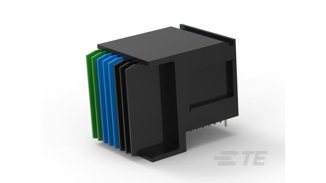 TE Connectivity, 1410189-4 1.8 mm Pitch Connector Backplane Connector, Right Angle Male, 8 Column, 7 Row, 56 Way | 1410189-4