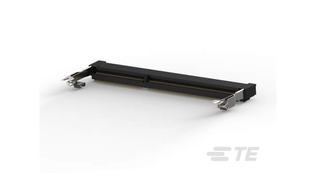 TE Connectivity 0.6 mm Pitch 204 Way, Right Angle Board Mount DDR3 DIMM Socket ,1.5 V, 500mA | 2-2013290-2