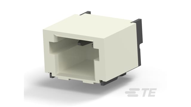 TE Connectivity AMP HPI Series Vertical Board PCB Header, 2 Contact(s), 1 mm Pitch, 1 Row, Shrouded | 1734595-2