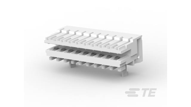 TE Connectivity 3-153 Series Right Angle Edge Connector, Cable, 9-Contacts, 2.5 mm Pitch, 1 Row, IDC | 3-1534796-9