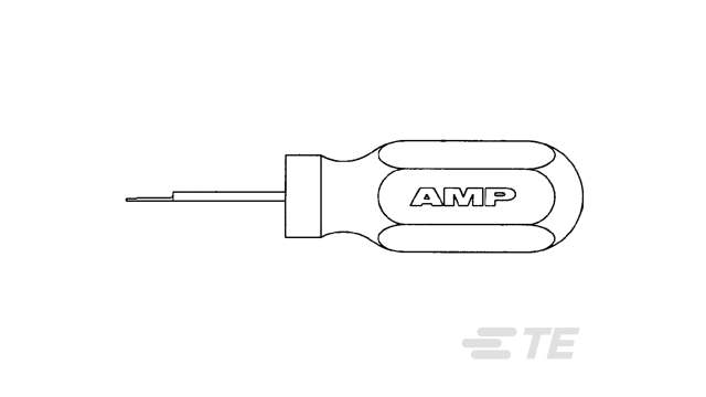 TE Connectivity Insertion & Extraction Tool, AMP Signal Double Lock Series, Contact Removal Tool Contact | 234605-1