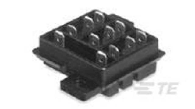 TE Connectivity RM78700 3 Pin Panel Mount Relay Socket, for use with Relay | 1419118-6