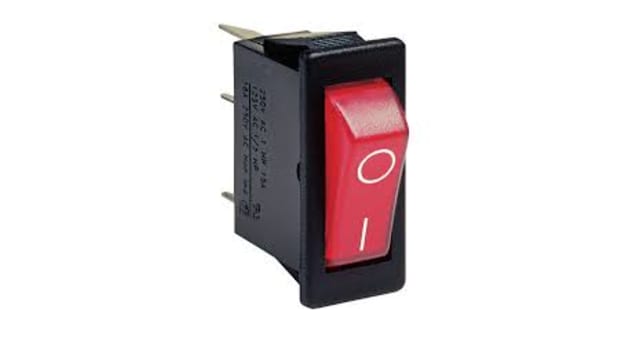 Bulgin, Off-On Rocker Switch Snap-in | C1551AABB
