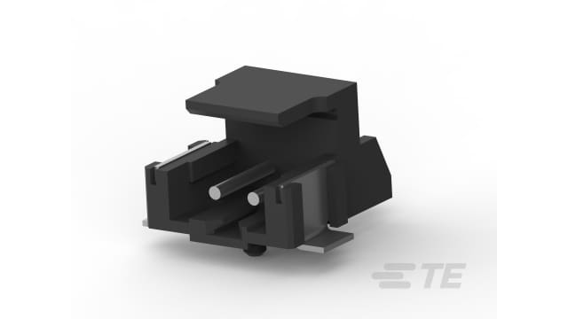 TE Connectivity AMP CT Series Right Angle Board PCB Header, 2 Contact(s), 2 mm Pitch, 1 Row, Shrouded | 292173-2