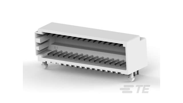 TE Connectivity AMP CT Series Right Angle Board PCB Header, 30 Contact(s), 2 mm Pitch, 2 Row, Shrouded | 3-292138-0