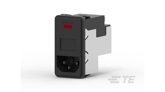 TE Connectivity, Corcom P 3 A 230V ac 50/60 Hz, Snap-in EMI Filter, Fast-On | 3-6609106-7