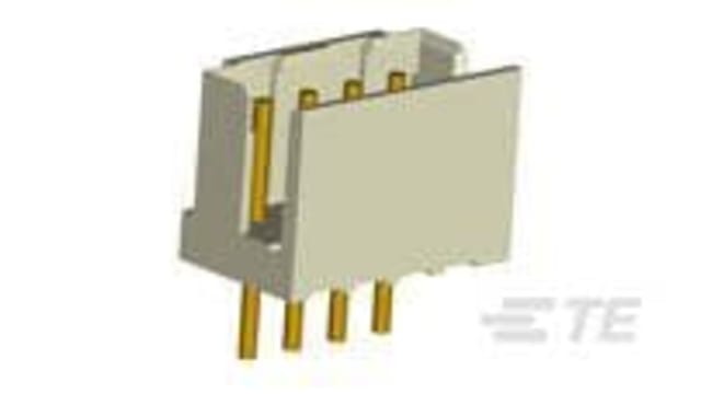 TE Connectivity AMP CT Series Vertical Board PCB Header, 4 Contact(s), 2 mm Pitch, 1 Row, Shrouded | 4-292132-4