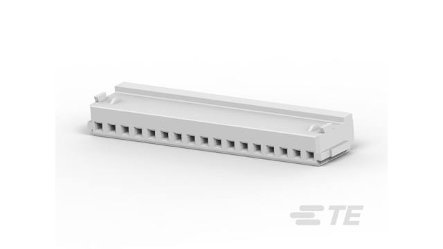 TE Connectivity AMP CT Series Right Angle Cable PCB Header, 17 Contact(s), 1.5 mm Pitch, 1 Row, Shrouded | 1-353908-7