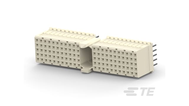 TE Connectivity, Z-PACK 2 mm Pitch Hard Metric Backplane Connector, Vertical Female, 25 Column, 5 Row, 110 Way | 5352457-1