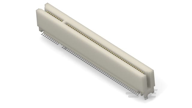 TE Connectivity Crown Edge Series Vertical Edge Connector Female, Board, 120-Contacts, 1.27 mm Pitch, Surface Mount | 1761842-1