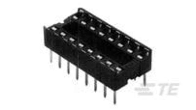 TE Connectivity, DIPLOMATE 0.3 mm Pitch Straight 8 Way, Socket Slotted Pin Pin DIL Socket | 1814640-8
