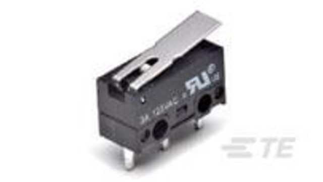 TE Connectivity Lever Snap Action Micro Switch, PCB Terminal, 100mA, SPDT | 1825043-3