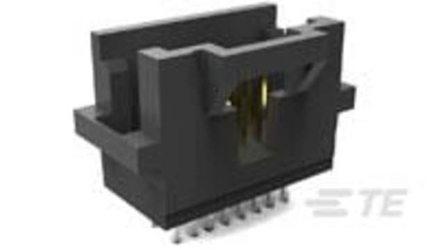 TE Connectivity AMPMODU Series Vertical Board PCB Header, 100 Contact(s), 1.27 mm Pitch, 2 Row, Shrouded | 1-104068-7