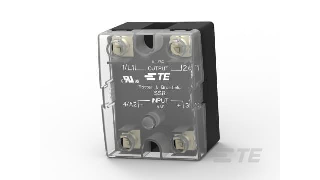 TE Connectivity Potter & Brumfield SSR Series Solid State Relay, 125 A Load, Panel Mount, 660 Vrms Load | 1-1393030-3