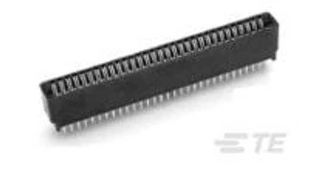 TE Connectivity 4-6437 Series Vertical Edge Connector Female, Board, 50-Contacts, 2.54 mm Pitch, 2 Row, Solder | 4-6437270-1
