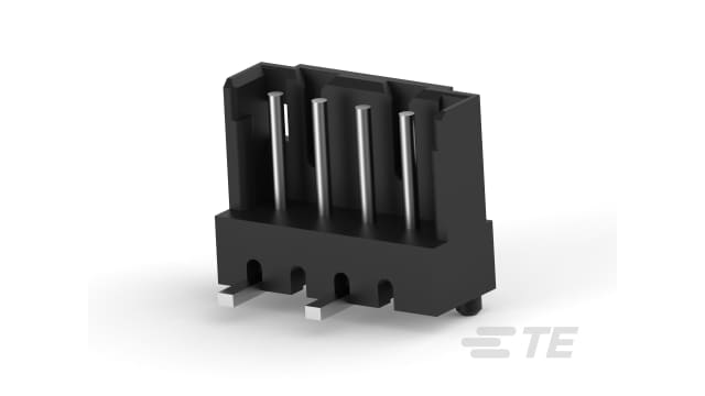 TE Connectivity AMP CT Series Vertical Board PCB Header, 4 Contact(s), 2 mm Pitch, 1 Row, Shrouded | 292171-4