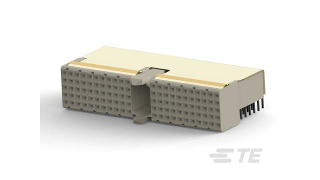 TE Connectivity, Z-PACK 3.7 mm Pitch Hard Metric Backplane Connector, Right Angle Female, 22 Column, 5 Row, 110 Way | 5352068-4