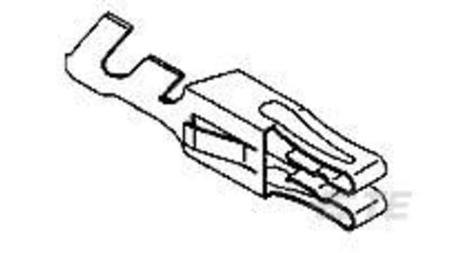 TE Connectivity 530519 Series Edge Connector Female, Panel Mount, Crimp | 530519-2