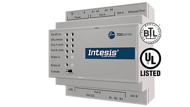 Intesis IN7004851K20000 Building Automation Web Servers & Gateway, IN70 | IN7004851K20000