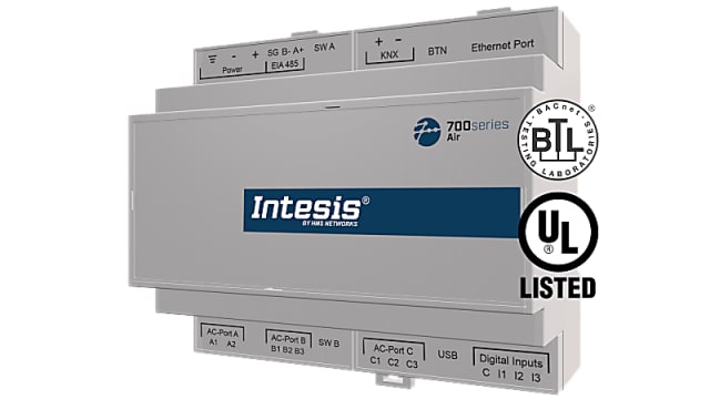 Intesis IN770AIR00SO000 Building Automation Web Servers & Gateway, IN77 | IN770AIR00SO000