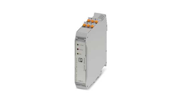 Phoenix Contact Current Monitoring Relay, 3 Phase, 1PDT, DIN Rail | 1487466