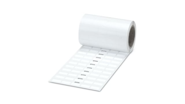 Phoenix Contact White Label, 17.5 mm Width, 2500 Per Roll Qty, 8 mm | 0804528