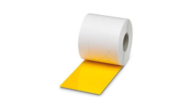 Phoenix Contact Yellow Label Roll, 40000 mm Width, 1 Per Roll Qty, 40000 mm | 0804648