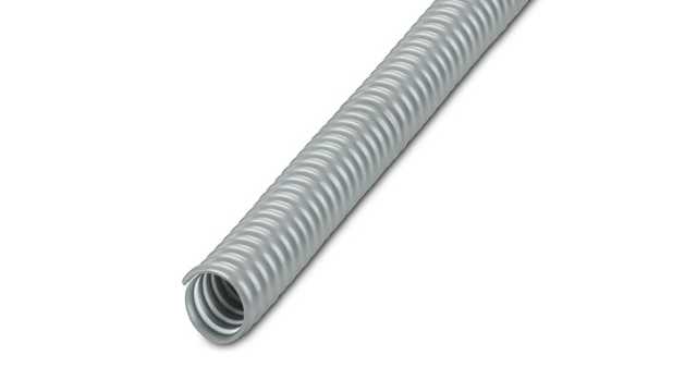 Phoenix Contact 10 m Grey Cable Cover in Polyvinyl Chloride, 22 mm ID | 3240853