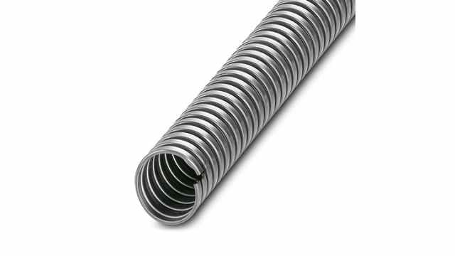 Phoenix Contact 10 m Silver Cable Cover in Stainless Steel, 23 mm ID | 3240864