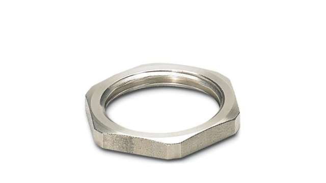 Phoenix Contact Silver Counter Nut, Shell Size 36 mm for use with Circular Connector | 1411250