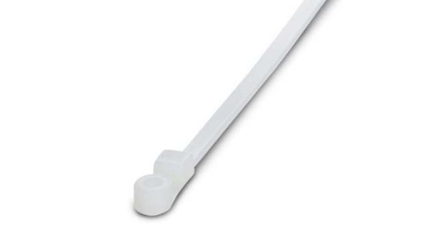 Phoenix Contact Cable Tie, Internal Teeth, 200 mm x 4.8 mm, Clear Polyamide | 3240720