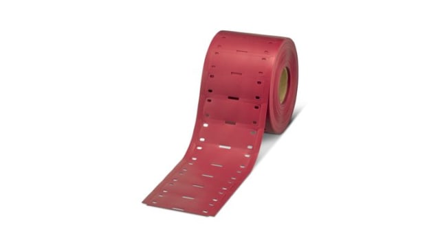 Phoenix Contact Red Cable Labels, 55 mm Width, 500 Per Roll Qty, 55 mm | 0803316