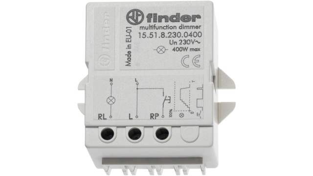 Finder Dimmer Switch 6 A, 230 V, 400 W | 15.51.8.230.0404