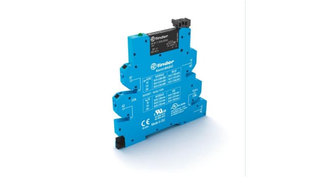 Finder 39 Series Solid State Relay, 80 A Load, DIN Rail Mount, 240 V ac/dc Load, 275 V ac/dc Control | 39.00.7.024.8240