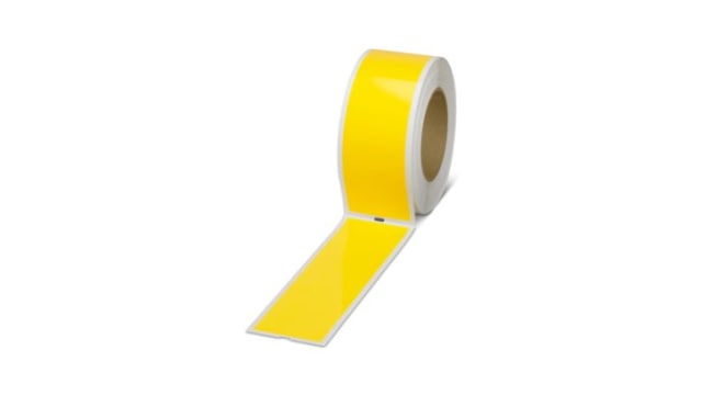 Phoenix Contact Yellow Label Roll, 60 mm Width, 1 Per Roll Qty, 210 mm | 1488728