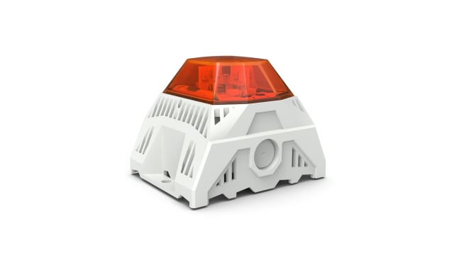 Pfannenberg 23383635055 Series Red Sounder Beacon, 24 V dc, Side Mounted, 105dB at 1 Metre | 23383644055