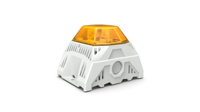 Pfannenberg 23383635055 Series Yellow Sounder Beacon, 115 → 230 V ac, IP66, Side Mounted, 105dB at 1 Metre | 23383643055